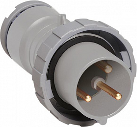 216 P12W Вилка кабельная 216P12W, 16А, 2P+E, IP67, 12ч ABB. Вид 1