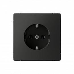 Розетка с заземл., 16А, механизм (базальт) ARTGALLERY Systeme Electric. Вид 1