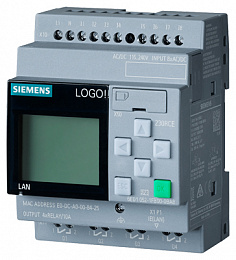 Logo! 8 230RCE Универсальный логический модуль с ЖК-дисплеем и клавиатурой Ethernet Siemens. Вид 1