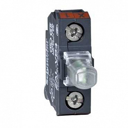 Блок контакт 230В с белым диодом Schneider Electric. Вид 1