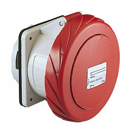Розетка скрытой установки прямая, винт 16А 3P+N+E IP67 380В Schneider Electric. Вид 1