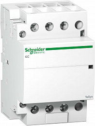 Модульный контактор 3полюса (3но).40а. цепь управления 220в 50гц Schneider Electric. Вид 1