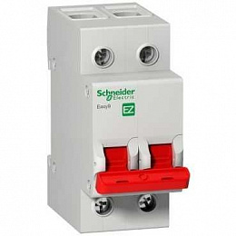 Рубильник 2-полюсный, 40A (модульный) EASY 9 Schneider Electric. Вид 1