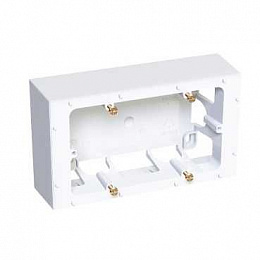 Коробка нар.монтажа 2х45 h=40мм r9003 Schneider Electric. Вид 1