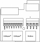Коммуникац карта canopen dasy chain Schneider Electric