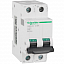 C65H-DC 2P 2A Автоматический выключатель 2-полюсный, 2А, 15kA, DC (хар-ка С) Schneider Electric. Вид 1.