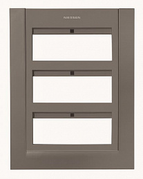 T1273 AN Панель лицевая для бокса поста централизации открытого/скрытого монтажа на 18 мод. (2 ряда), антрацит ABB. Вид 1