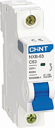 NXB-63 Автомат 3P 63A 6кА (хар-ка C) (R) CHINT. Вид 1