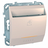 Выключатель карточный, 10 а (бежевый) Unica Schneider Electric