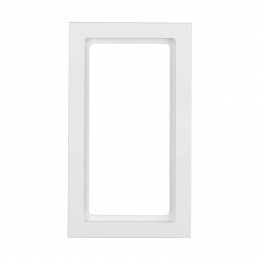 Рамка с большим вырезом (полярная белизна, бархат) Q.3 Berker. Вид 1