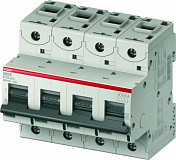 S804S UC K100 Автоматический выключатель 4-полюсный, 100А, Icu=50kA (хар-ка K) ABB