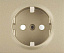 Накладка для розетки 2К+З (titanium) Galea Life Legrand. Вид 1.