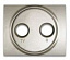 Накладка TV+FM розетки (titanium) Galea Life Legrand. Вид 1.