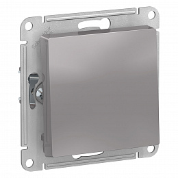 Выключатель с самовозвратом, сх.1, 10АХ, механизм (алюминий) Atlas Design Systeme Electric. Вид 1