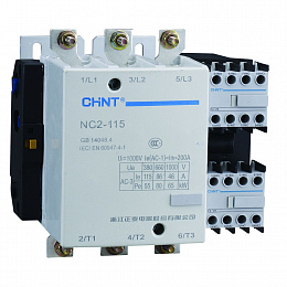 NC2-115 Контактор 3-х полюсный 115A 220-240В/АС3 50Гц CHINT. Вид 1