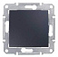 Переключатель 1-клавишный, IP44, сх. 6, 10а, 250В (графит) Sedna Schneider Electric. Вид 1.