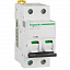 iC65N 2P 16А Автоматический выключатель 2-полюсный, 16А, 6кА (хар-ка C) Schneider Electric. Вид 1.