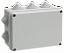 КМ41242  Коробка распаячная для о/п 150х110х70мм IP55 (RAL7035, 10 гермовводов) ИЭК. Вид 1.