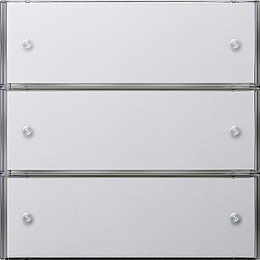 Сенсорный выключатель KNX 3 Komfort 3 мест Gira. Вид 1