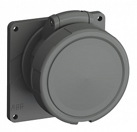 Розетка с прямым фланцем easy&safe 332eru1w,32a,3p+e,ip67,1ч ABB. Вид 1