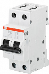 S202M K50 Автоматический выключатель 2-полюсный, 50А, 10kA (хар-ка K) ABB. Вид 1