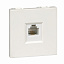 Розетка телефонная, с/у, для каб.кан.бел. (RAL9010) W45 Systeme Electric. Вид 1.