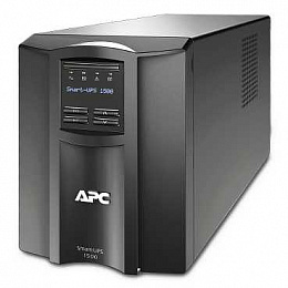 Источник бесперебойного питания 1500ВА/1000Вт, Interface Port SmartSlot, USB, 230В, USB, RS-232 APC Smart-UPS LCD Schneider Electric. Вид 1