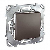 Переключатель 1-клавишный,сх.6 (графит) Unica Top Schneider Electric