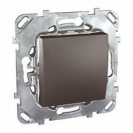 Переключатель 1-клавишный,сх.6 (графит) Unica Top Schneider Electric. Вид 1