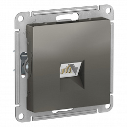Розетка компьютерная RJ45, кат. 6A, механизм (сталь) Atlas Design Systeme Electric. Вид 1