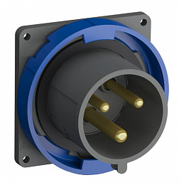 Вилка с прямым фланцем easy&safe 232ebu6w,32a,2p+e,ip67,6ч ABB. Вид 1