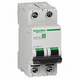 Автоматический выключатель C60CTRL 2-полюсный 2A C Schneider Electric. Вид 1