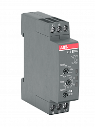 CT-EBC.12 Реле времени мигание в режиме ON, 0,05с. - 100ч., 24-48VDC/24-240VAC ABB. Вид 1