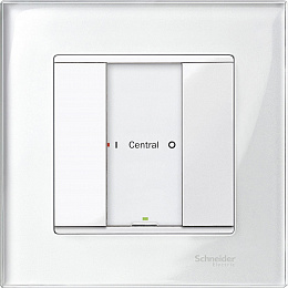 Sm,1 кн. выкл plus, пол.бел.бл Schneider Electric. Вид 1