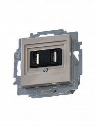5014H-A00040 18W USB зарядка двойная, Levit, кофе макиато ABB. Вид 1