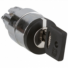 Головка переключателя с ключем, 2 позиц. zb4bg2k1344a Schneider Electric. Вид 1