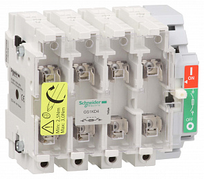 Рубильник 4x125a 22x58 Schneider Electric. Вид 1
