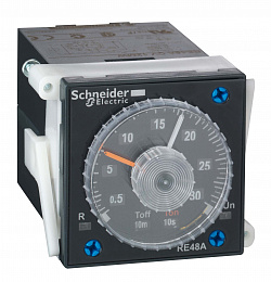 Реле времени многофункц 48х48 ~/=24-240в re48amh13mw Schneider Electric. Вид 1