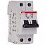 S202M C10UC Автоматический выключатель 2-х полюсный, 10А, 10кА, DC (хар-ка C) ABB. Вид 1.