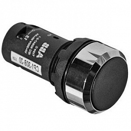 CP1-30B-10 Кнопка черная без фиксации 1HO ABB. Вид 1