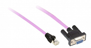Canopen cable, 0,5m, sub-d 9 female/rj45 Schneider Electric. Вид 1