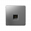 Розетка компьютерная RJ45, кат. 6A, механизм (сталь) ARTGALLERY Systeme Electric. Вид 1.