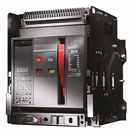 ВА-731 3P 1250А Воздушный 3х-полюсный автомат (стационарный) в сборе с моторным приводом 3P 1250А 80кА DEKraft. Вид 1