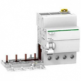 VIGI iC60 4P 63A 300mA А-S Блок дифференциальной защиты 4-полюсный, 63A, 300mA, тип A-S Schneider Electric. Вид 1