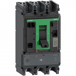 NSX630H 3P3D MIC.1.3M 500 Автоматический выключатель 3-полюсный, 500А, 70kA Schneider Electric. Вид 1
