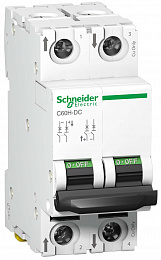C60H-DC 2P 30A Автоматический выключатель 2-полюсный, 30А, 15kA, DC (хар-ка С) Schneider Electric. Вид 1