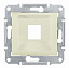 Адаптер для 1 коннектора RJ45, krone, кат. 5е, кат. 6, utp (бежевый) Sedna Schneider Electric. Вид 1.