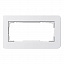 Рамка 2-постовая (белый глянцевый) E3 Gira. Вид 1.