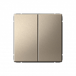 Выключатель 2-кл., сх.5, 10АХ, механизм (шампань) ARTGALLERY Systeme Electric. Вид 1