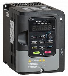 Преобразователь частоты M680 380В, 3 фазы 0,75-1,5 kW 2,5-4,2А серии ONI. Вид 1